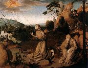 unknow artist St Francis Altarpiece oil painting on canvas